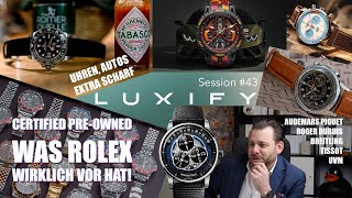 Luxify Session #43 - Rolex CPO Recap, Uhrenklau, AP Stardust, Lamborghini x Roger Dubuis, Breitling