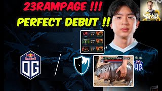 Perfect Debut 23RAMPAGE OG's new era begins MOO DENG BUFF | OG vs Level Up Game1