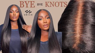 BYE BYE KNOTS GLUELESS WIG | MOST NATURAL LOOKING WIG FT UNICE HAIR