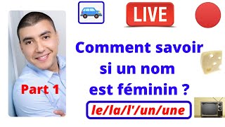 Cours de français en direct : Comment savoir si un mot est féminin ?