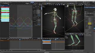 Blender 3.0 alpha: Metarig with procedural walk