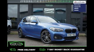 2017 67 BMW 1 SERIES 2.0 120D XDRIVE M SPORT SHADOW EDITION 5D CV67YDZ