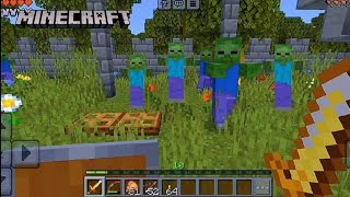 Minecraft - Sobrevivendo a invasão zumbi Parte 6/50. #minecraft