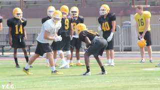 First look at Baldwin Wallace Freshman DB "Marquis Whitting" in pads