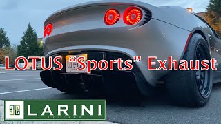 Lotus Elise Larini Sports Catback Exhaust System