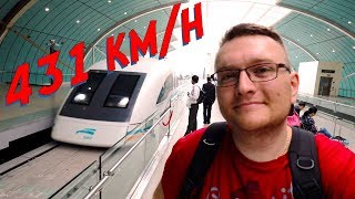 Jazda rýchlosťou 431 km/ h | Maglev vlak | keď jazdíme my VLOG