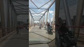 melintas di jembatan Masamba #shorts