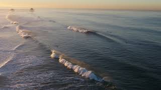 Surfing - Huntington Beach Cliffs - December 15th, 2020 - 7:10am PST - DJI Inspire 2 - 2