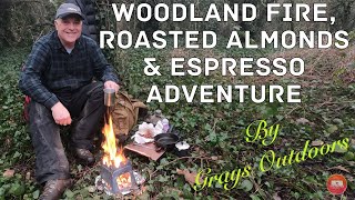 Lixada Titanium Wood Stove, Woodland Fire, Roasted Almonds & Espresso Adventure,