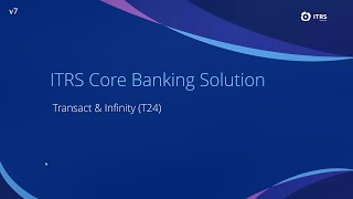 ITRS Core Banking Monitoring for Temenos T24: Transact & Infinity