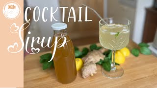 Cocktail Sirup  🍹  ideal auch als alkoholfreies erfrischendes Getränk