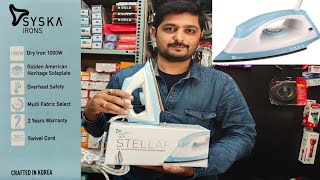 Syska Steller Iron Unboxing & Solid Review | Best Iron for clothes