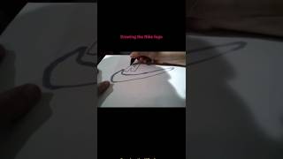 drawing Nike logo #drawing #fyp #art #shorts