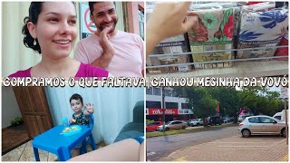 COMPRAMOS O QUE FALTAVA| CAPAS NOVAS| GANHOU MESINHA DA VOVÓ| COMPRA NA VILA PORTES| Amanda Maria