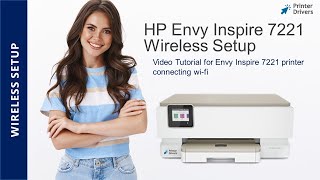 HP Envy inspire 7221 wireless setup | Connect your HP Envy inspire 7221 to a WiFi network