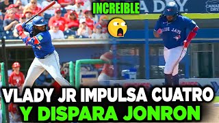 Vladimir Guerrero Jr Voltea El Juego a Detroit Con Enorme Jonron e Impulsa Cuatro en Spring Training