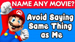 Avoid Saying The Same Thing As Me | Animated Movie Edition | Quizzie