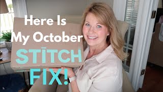 Stitch Fix Unboxing And Try On For Over 50! October 2024!