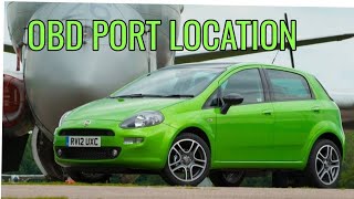 OBD2 PORT LOCATION FIAT PUNTO/GRANDE OBD2 FIAT PUNTO