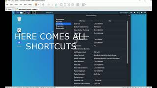 How to know ShortcutS of terminal kali linux 2020.1