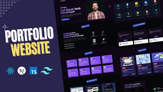Build & Deploy a Stunning Portfolio with Next JS, TypeScript & Tailwind CSS!