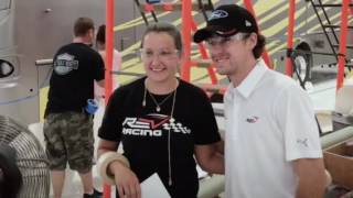 Ryan Blaney visits REV Recreation Group