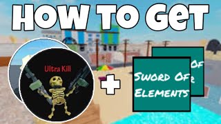 How to get True Killer + Ultra Kill and Sword of power + Sword of Elements in Randomizer | Roblox