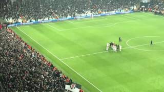 Beşiktaş - Olympiakos Taraftar Şov Ve Sırtaki