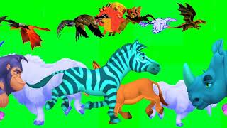 animals stampede green screen || stampede green screen || stampede green screen animals || cartoons