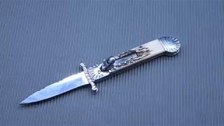 PK90 Lever Lock Stiletto Switchblade Automatic Knife