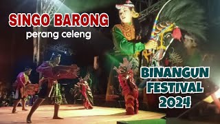 Singo Barong Perang Celeng di Binangun Festival 2024 #binangunfestival #tiwoltv