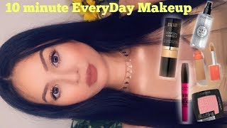 GO TO FAST + EASY EVERY DAY NATURAL 10 MINUTE MAKEUP ROUTINE | TANIAXO