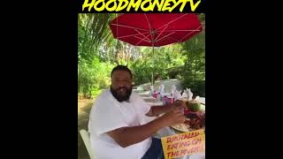 DJ Khaled Living it up on an Island, Breakfast In The River💯🔥