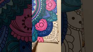 LAST PART 9 Pink and Blue mandala @ohuhuart_official #fyp #ohuhumarkers #colors #mandala #viral