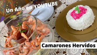 Cocinando Con Lily (1st anniversario) receta de camarones