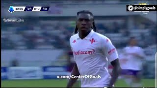 Moise Kean Goal,Torino Vs Fiorentina (0-1) All goals Results & Extended Highlights