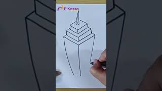 How to Draw 3D Buildings Easy in Less Than One Minutes