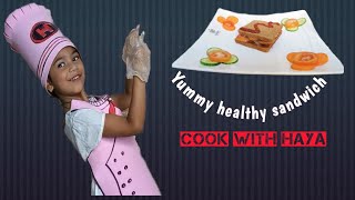 Healthy veg sandwich recipe for kids