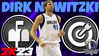 NBA 2K23 THIS DIRK NOWITZKI BUILD IS A DOMINANT POST SCORING MONSTER | CAN SHOOT FROM ANYWHERE !!