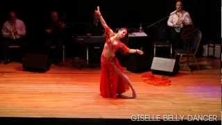 Giselle Belly Dancer Performing - Arab Quarter Event - September 2012 راقصة شرقية