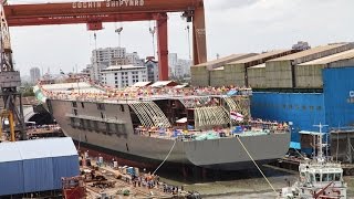 INS Vikrant launched at Kerala*विक्रान्त víkrānta "courageous"*(IAC-I)