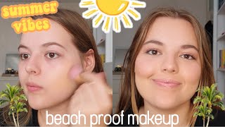 Natural Glowy Beach Makeup