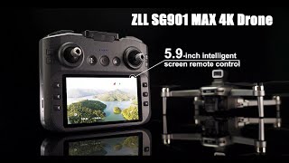 ZLL SG901 MAX 4K Drone Intelligent obstacle avoidance 4.5-inch screen remote control Quadcopter