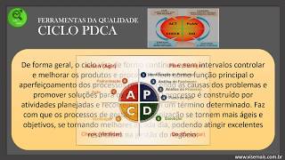 Ferramentas da Qualidade - CICLO PDCA