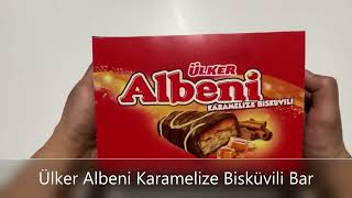 Ülker Albeni Sütlü Çikolata Kaplamalı Karamel ve Tarçınlı Karamelize Bisküvi 36 Gr x 24 Adet