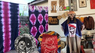 Togo Vlog | BATIK MAKING WORKSHOP IN AFRICA, TOGO | PLACES TO VISIT IN TOGO