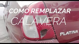 COMO DESMoNTAR Y  REEMpLAZAR CALAVERA de PLATINA CLIO