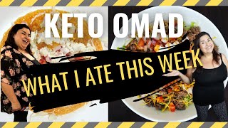 KETO ONE MEAL A DAY | What I Ate This Week | Weightloss Journey | VLOG