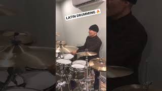 Latin fusion drumming 🔥 #music #musica #musician