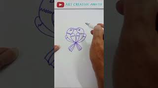 #howtodraw #birds #heart #love #artcreativeanhtu #drawingtutorial #easydrawing